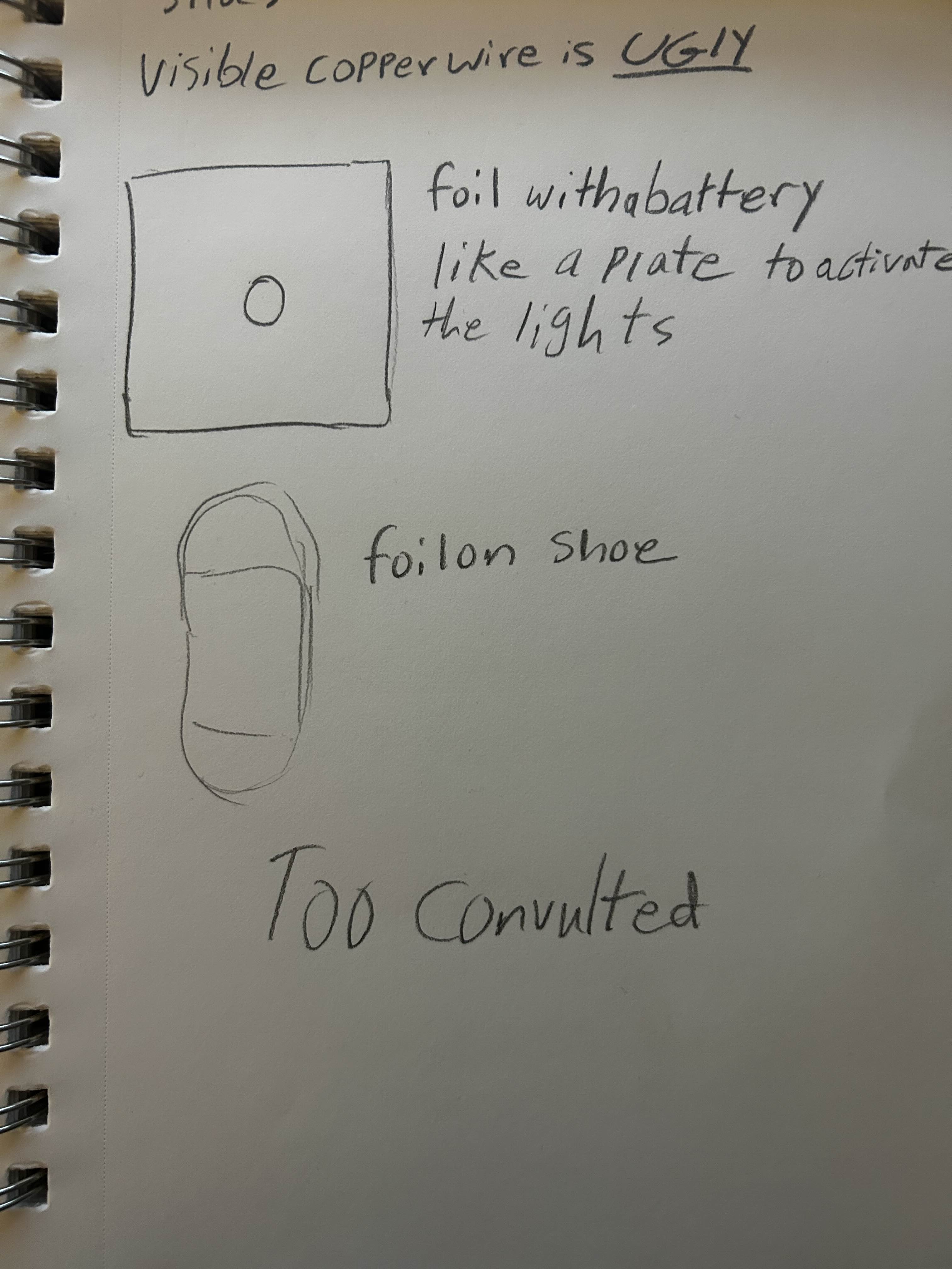 Decided to focus on the shoes so I made another sketch but I didn't like it