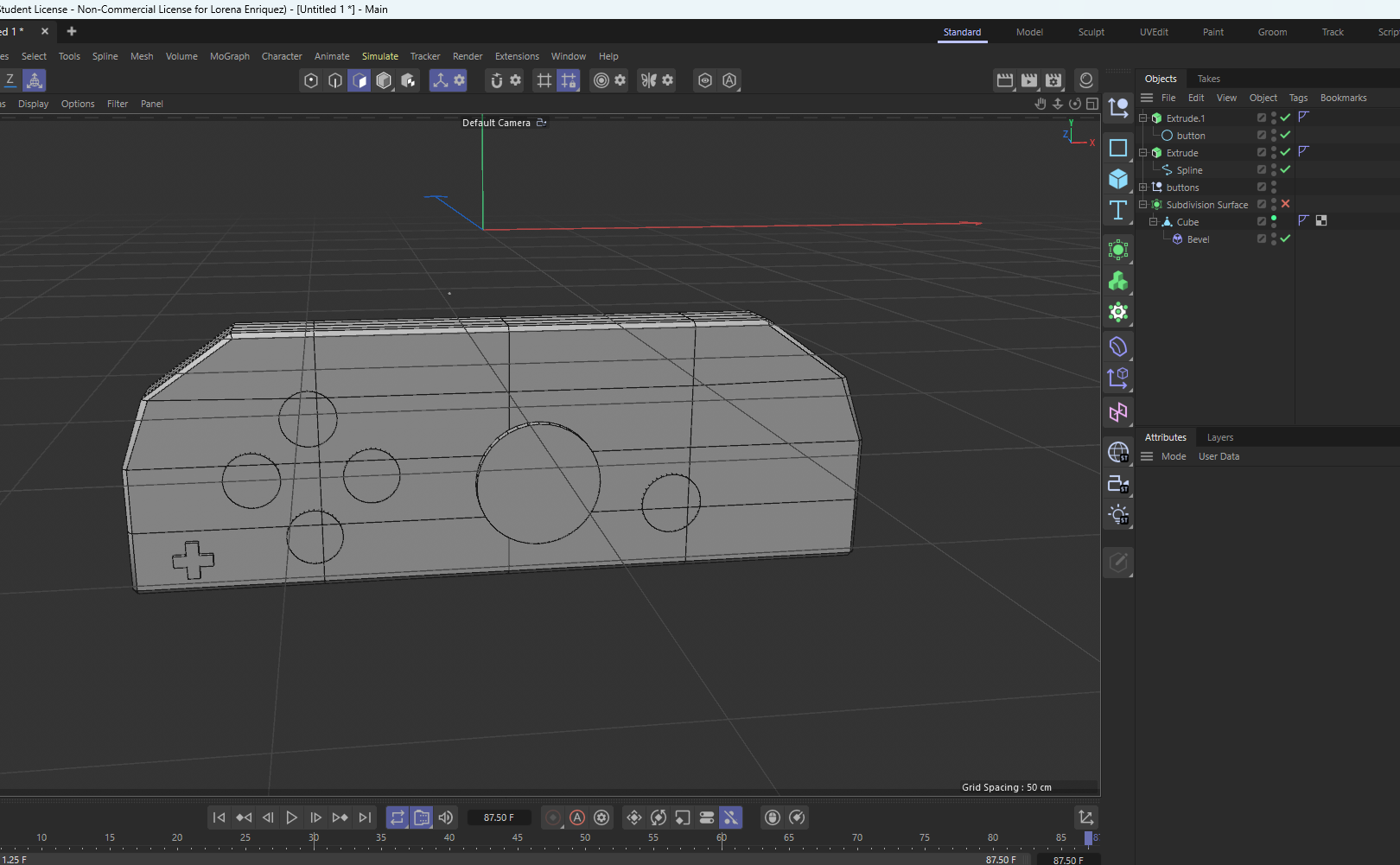 modelling the joycon
