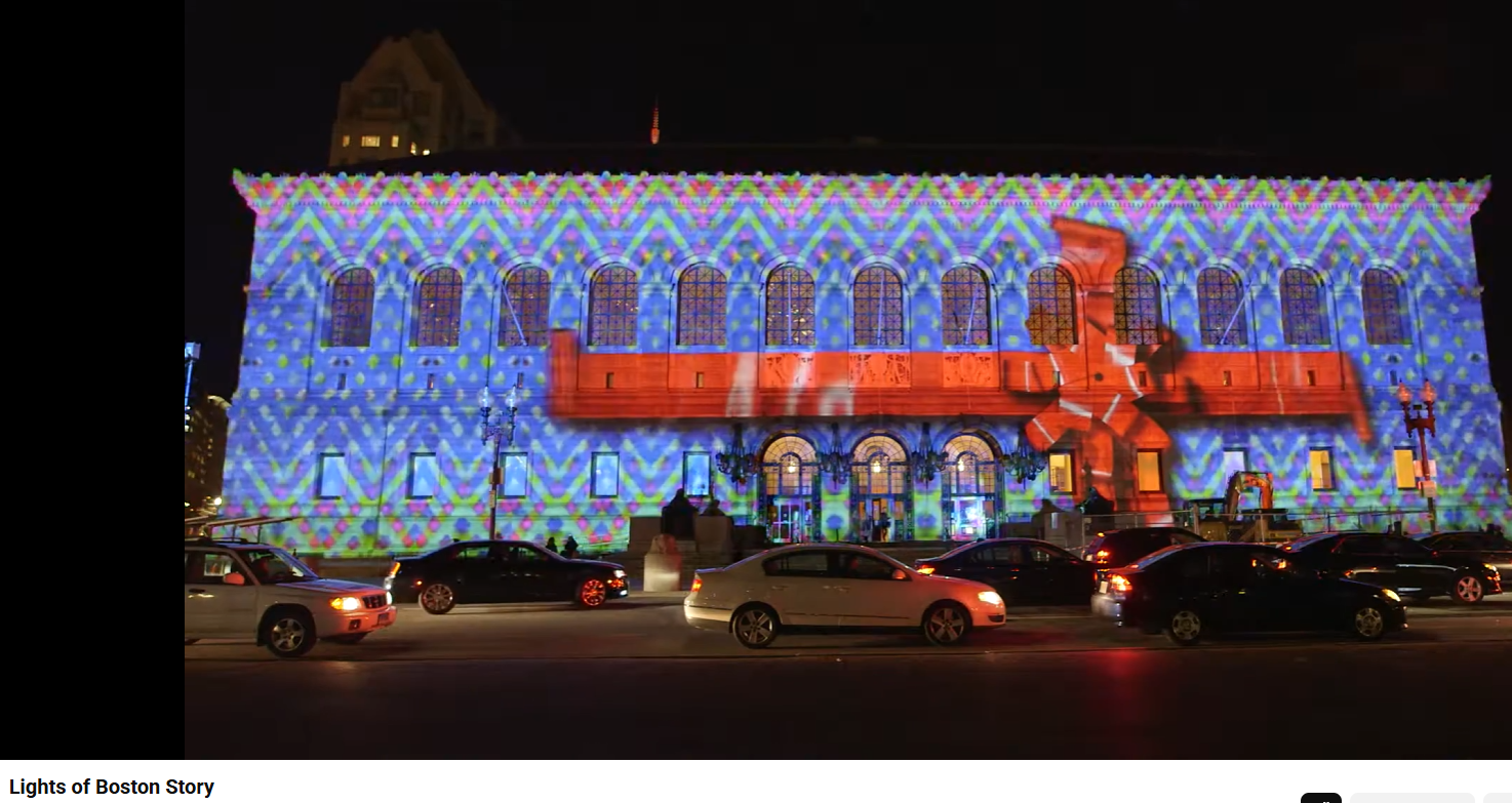 Boston projection mapping