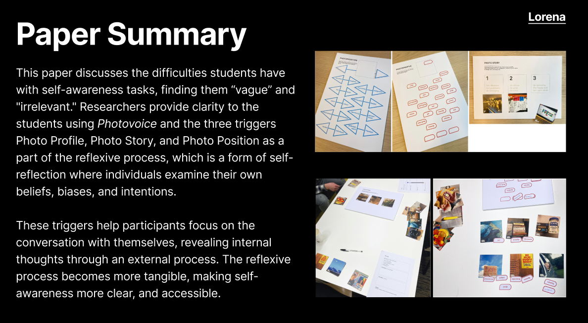 My writing of the papers summary